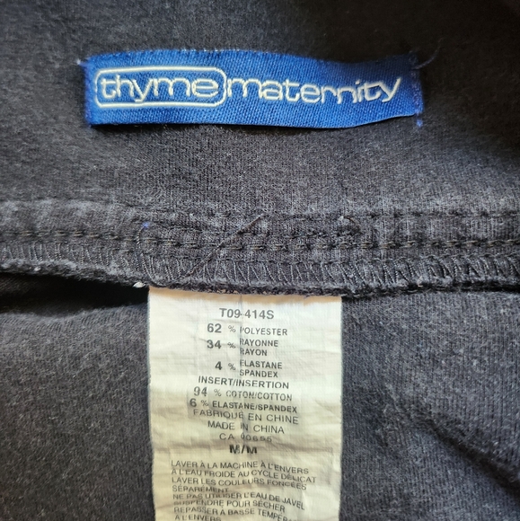 Black Maternity Pants - Picture 3 of 4